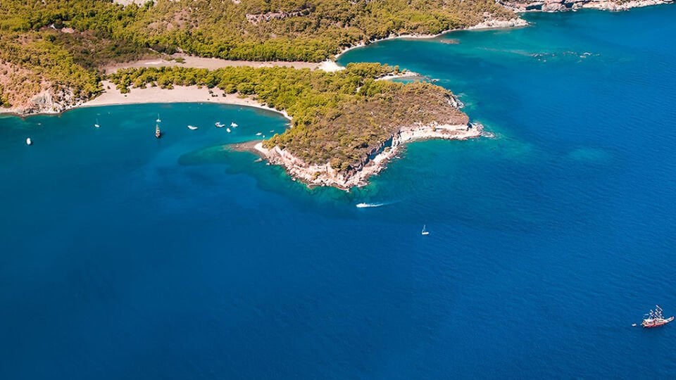 Kemer Çıkışlı Phaselis - 3 Adalar - Cennet Koyu Yat Turu - Medusa