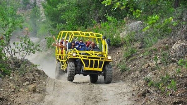 Kemer Çıkışlı Rafting - Monster Safari - Zip Line - Tazı Kanyonu - Quad Safari (5+1)
