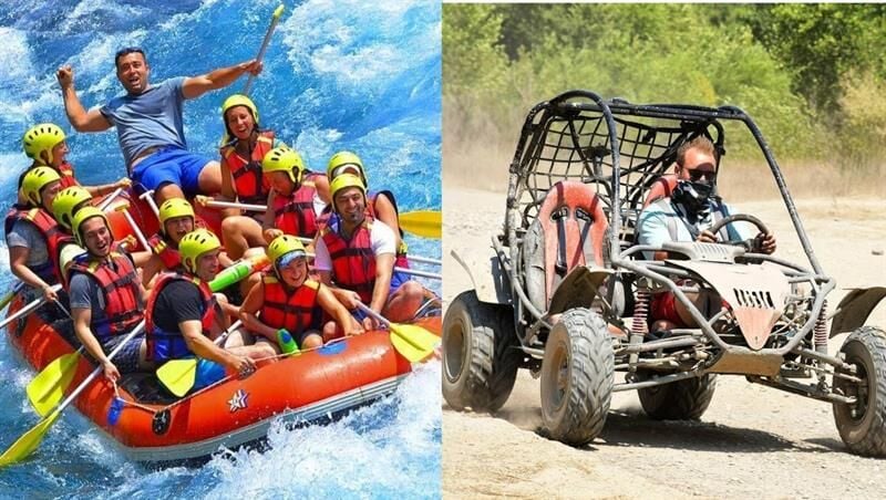 Kemer Çıkışlı Rafting - Buggy Safari (2+1)